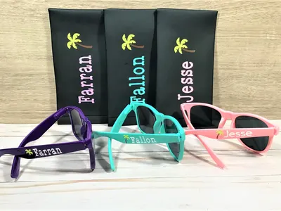 Customizable Wayfarer Sunglasses: Personalized Party Favors, UV Protection