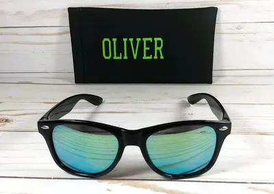 Personalized Kids Sunglasses: Engraved Wayfarer Style, Mirror Lens
