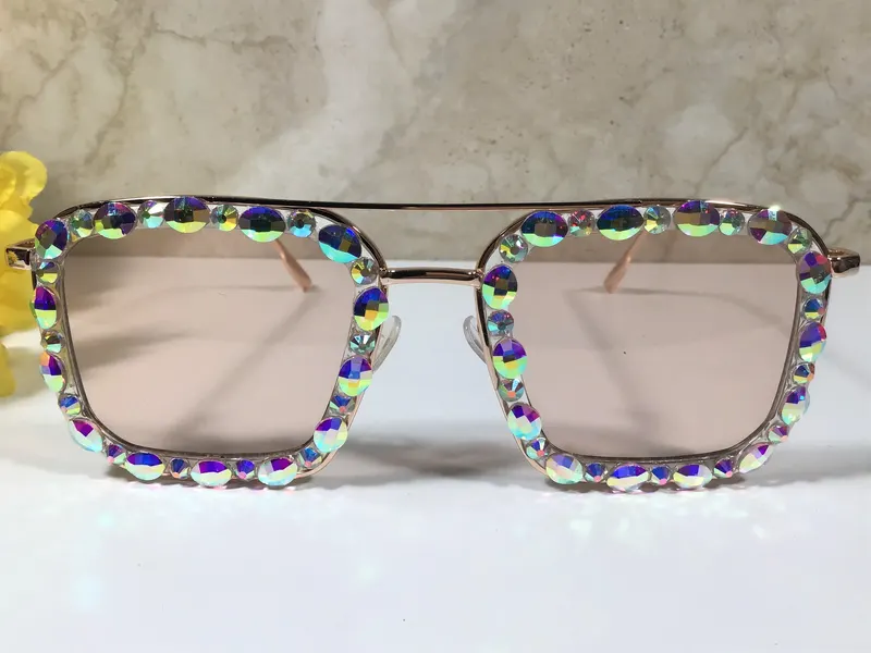 GLAMOUR CRYSTAL SUNGLASSES Personalized Free with a Name. Free Glitter Case. A real Show Stopper!