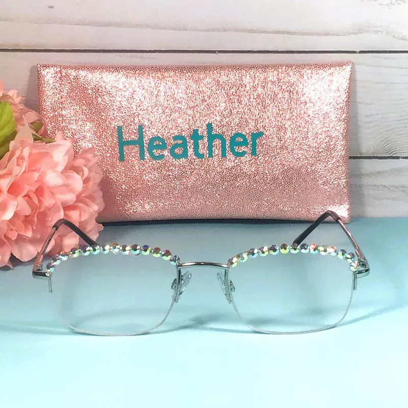 Readers with Genuine Swarovski AB Crystals, Optical Quality, UV Protection (+1.25)