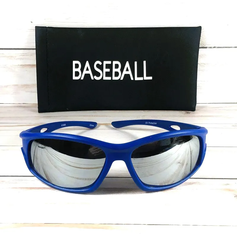 Engraved Sports Sunglasses: Mirrored Lens, UV Protection, Personalized Case