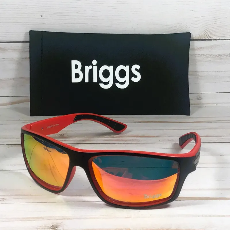 Personalized Polarized Sports Sunglasses: Free Engraved Name & Case
