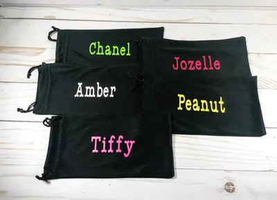 Personalized Microfiber Pouch: Sunglasses, Eyeglasses, Cell Phone