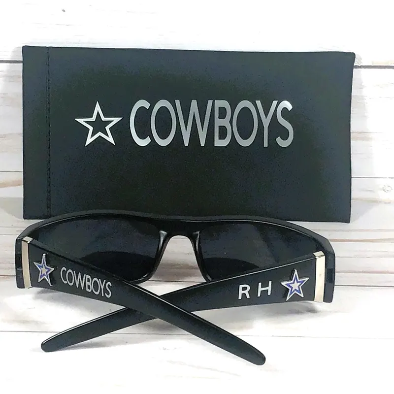 Cowboys Sunglasses: Engraved Name, Star Detail