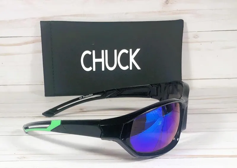Engraved Sports Sunglasses: Personalized UV Protection, Custom Case Available