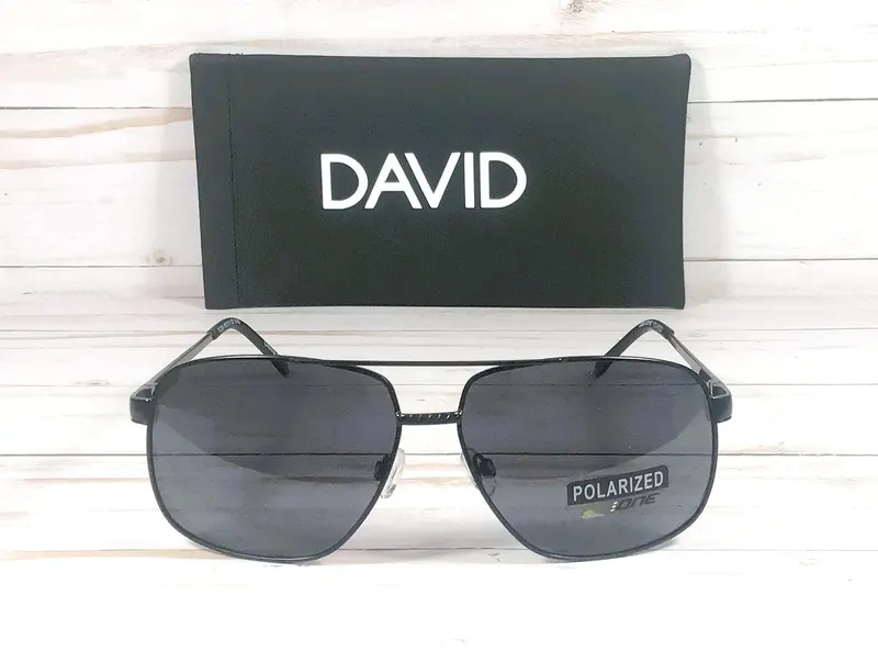 Personalized Polarized Sunglasses: Free Engraved Name, Unisex. Metal Frame