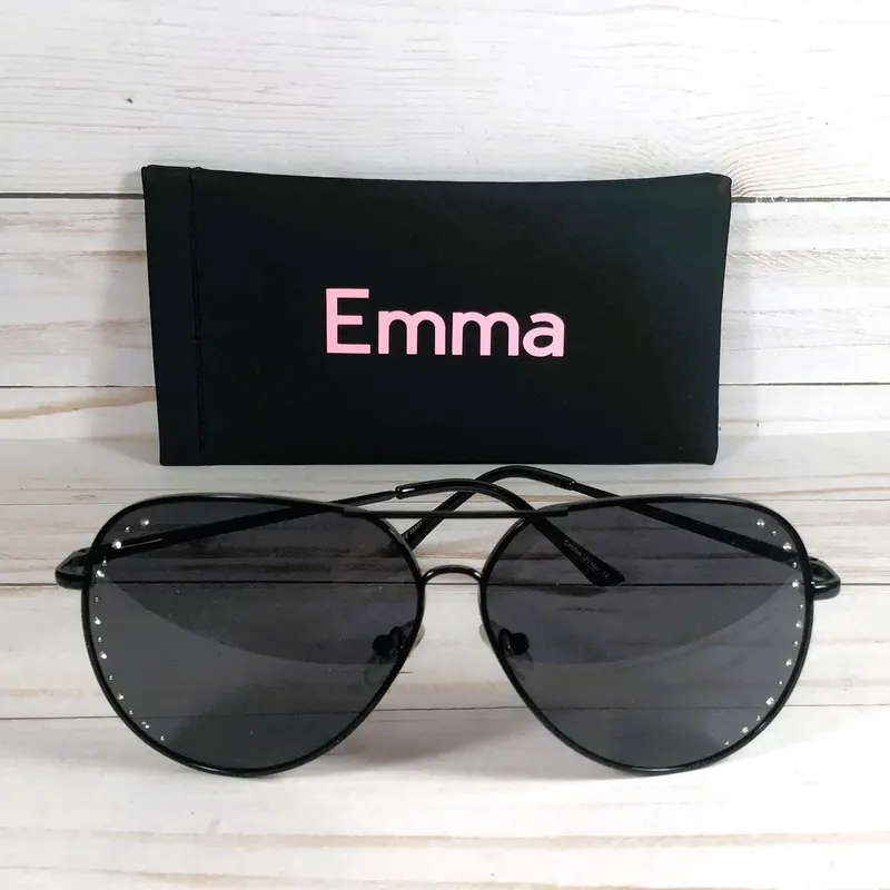PERSONALIZED SUNGLASSES engraved with a NAME. Designer quality. Trendy and fashionable.