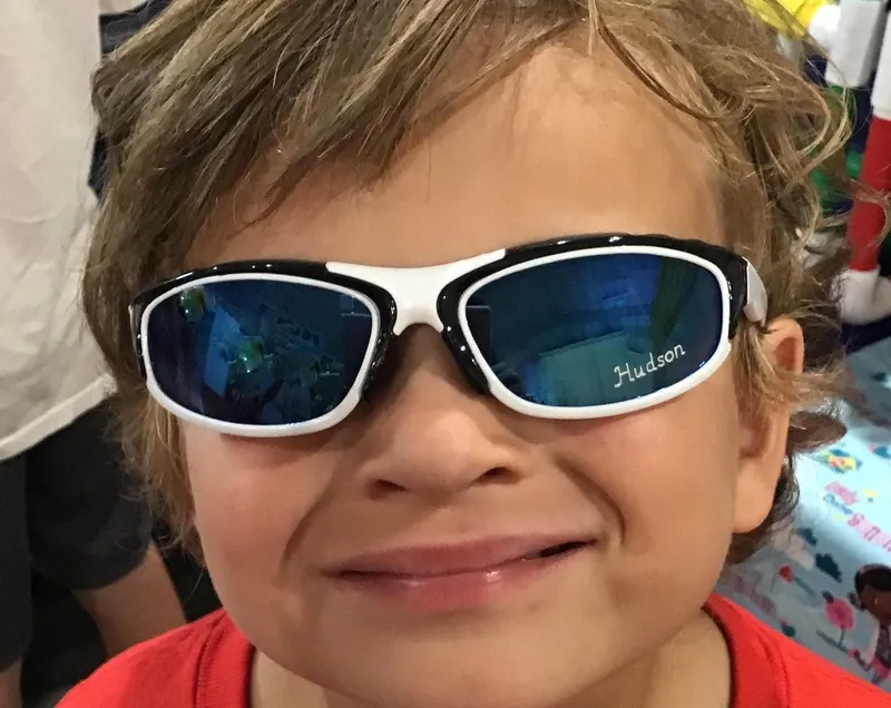 Personalized Kids Sunglasses: Engraved Name, UV Protection, Sports Sunglasses