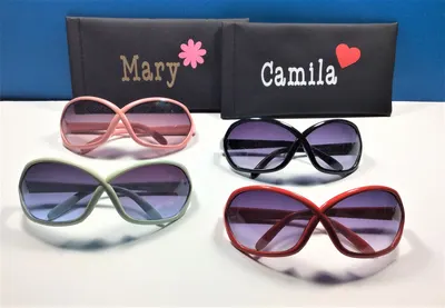 Personalized Girls Sunglasses: Free Engraved Name, UV Protection