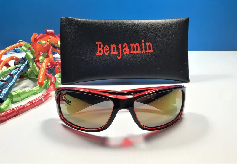 Personalized Boys Sunglasses: Engraved Name, Ages 2-5