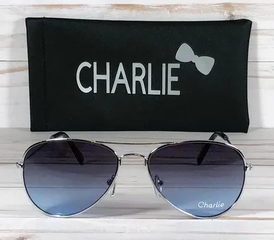 Personalized Aviator Sunglasses for Kids: Free Name Engraving, UV Protection