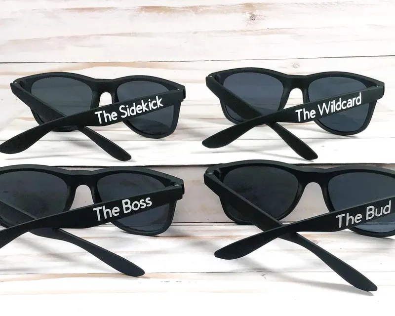 KIDS Personalized Wayfarer Sunglasses - Ring Bearer Gift - Age 2-8. A favorite!