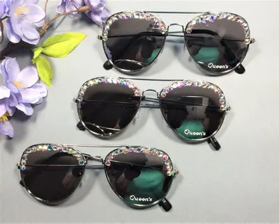 Personalized Swarovski Crystal Sunglasses: Free Engraving, Ages 2-6